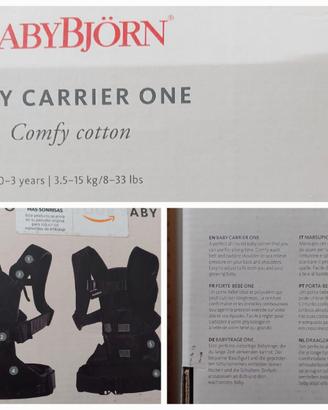 Marsupio Babybjörn Baby Carrier One