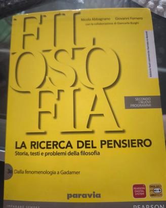 libro di testo di filosofia in dono