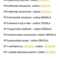 Ricambi caldaia Radiant 24kw