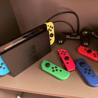 Nintendo Switch + 6 Joycon + 10 giochi