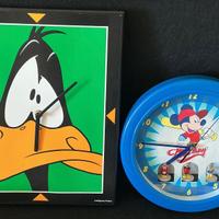 2 orologi anni 90 Walt D. Warner B. Nuovi