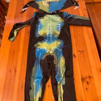 Costune carnevale scheletro fluorescente bambino
