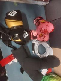 2 Guantoni da box e cintura