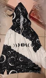 Felpa con fasi lunari - wicca - taglia S