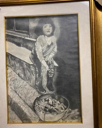 Gabriele Stasi ritratto di bambina povera