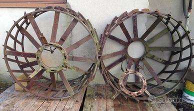 Ruote a gabbia con aggancio rapido