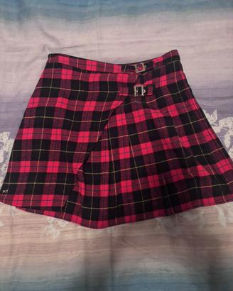 Pinko gonna ragazza tartan