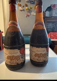 2 Bottiglie Expo riserva 1971 vino rosso Francoli