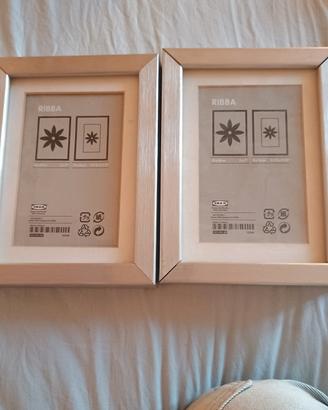 1 cornice argento Ikea ribba 13x18 cm
