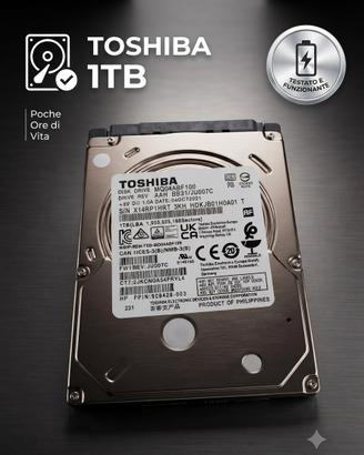 Hard disk Meccanico Sata 2,5 Toshiba Originale