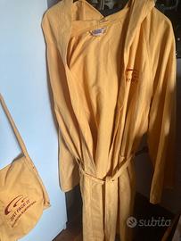 Accappatoio microfibra con sacca