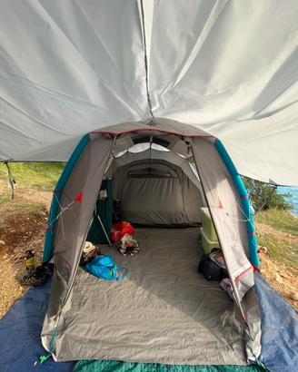 Tenda da campeggio gonfiabile AirSecond 4.1 Decath