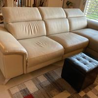 Divano in vera pelle Chateaux d’Ax