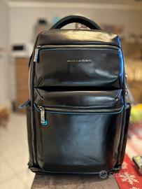 Zaino Piquadro in pelle nero modello Blue Square