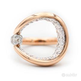Anello Pomellato Fantina in Oro Rosa con Diamanti