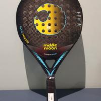 RACCHETTA PADEL MIDDLE MOON ECLIPSE 7 CARBON GOLD