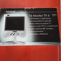 TV Amstrad TFT 6" vintage cristalli liquidi 12v 