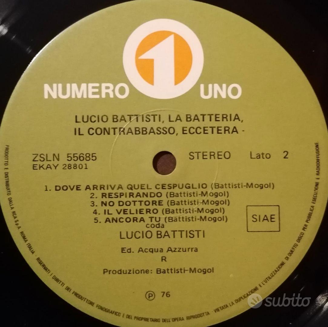 LUCIO BATTISTI VINILE LP PRIMA STAMPA 1976 - Musica e Film In vendita a  Rimini