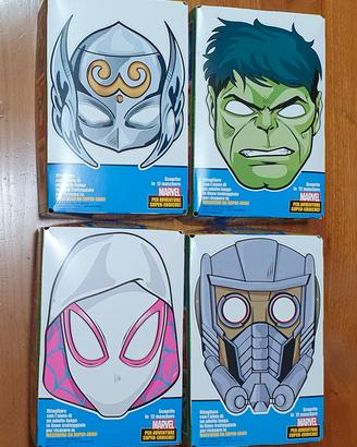 Maschere e carte Marvel Kinder