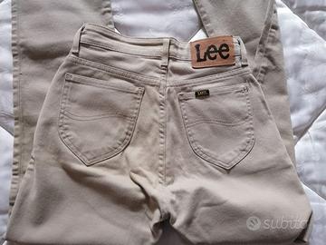 Jeans Lee colore beige