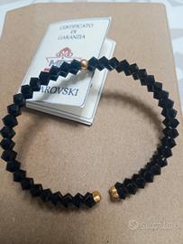 bracciale Swarovski  oro 750 e cristalli