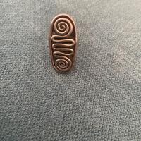 Anello in peltro vintage