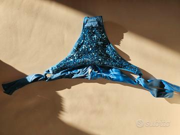 costume  azzurro donna strass