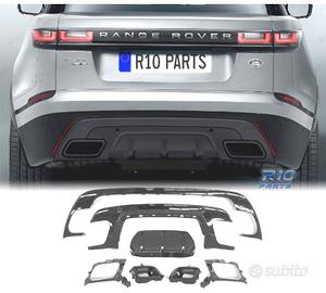 DIFFUSORE RANGE ROVER VELAR 17- LOOK R DYNAMIC NER