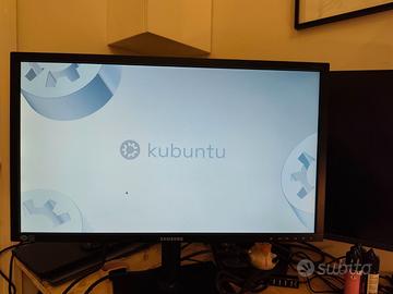Monitor Samsung 24" FHD regolabile + adattatori
