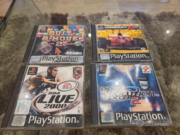 Playstation 1, lotto 4 videogiochi