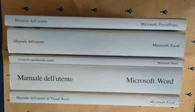 Set di Manuali Office Vintage Nuovi