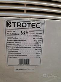 Deumidificatore Trotec TTK 100 S – 30 L/24h