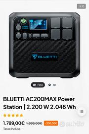 bluetti ac200 max seminuovo - ultimo