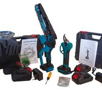 Motosega a batteria+Forbici a batteria 