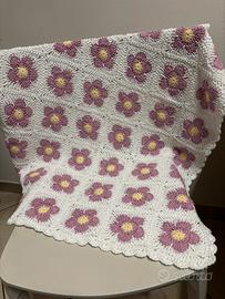 Coperta all’uncinetto per carrozzina o passeggino