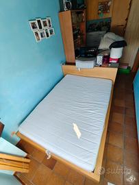 letto Ikea con cassettone 1 piazza e mezzo  MALM