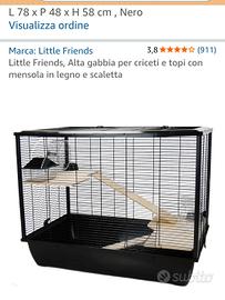 gabbia criceti porcellini furetti