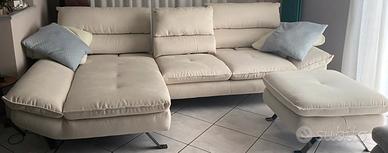 DIVANO DONDI SALOTTI MOD. TAZIO TESSUTO ZAFFIRO