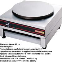 Crepiera elettrica professionale Horecatech NUOVA