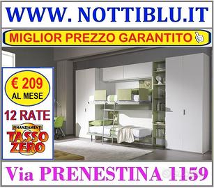 Letto a Castello UGO 12 rate a TASSO ZERO