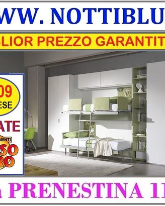 Letto a Castello UGO 12 rate a TASSO ZERO
