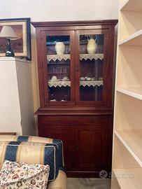 vetrina credenza madia Legno Massello 110x46 H211.