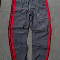 Trackpants Pantaloni Tuta Adidas Grigio Rosso L