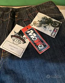 pantaloni per moto con protezioni tipo jeans