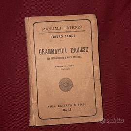 Grammatica Inglese Pietro Bardi – Laterza – 1944