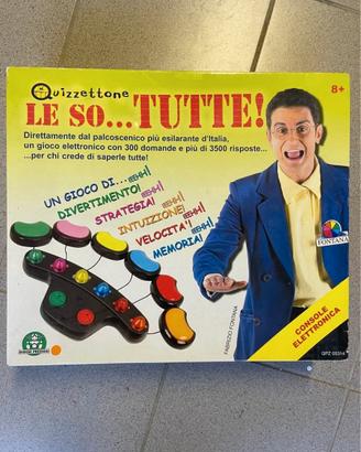 Gioco da tavolo - Quizzettone Le so...tutte!
