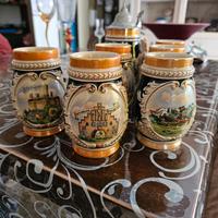 boccali birra di porcellana tedesca