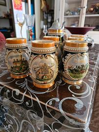 boccali birra di porcellana tedesca