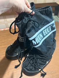 Doposci MoonBoot neri, originali, n. 37