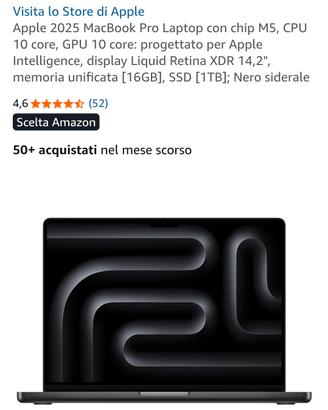 MacBook pro m5